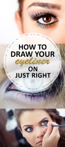 How to Draw Your Eyeliner on Just Right
