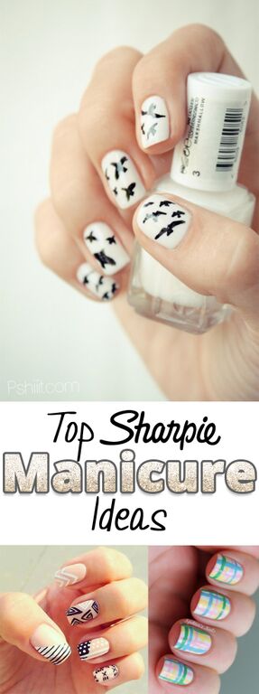 Top Sharpie Manicure Ideas