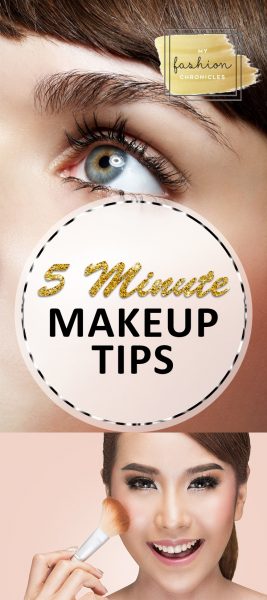 Quick Makeup, Easy Makeup Tips, Quick Makeup Tips, Five Minute Makeup Tips, Fast Makeup Tips, Beauty, Makeup, Beauty Hacks,Popular Pin